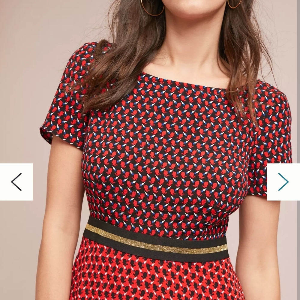 Anthropologie Maeve Amici colorblock Dresssz 10